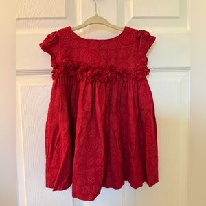 Red Linen Dress